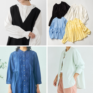 春もフル稼働！着回し力抜群の「シャツ&ブラウス」