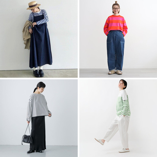 コーディネートをアップデート！【カラー別】ボーダー着こなしヒント集