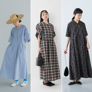 汗ばむ季節もおしゃれに♪柄別【おうちで洗えるワンピース】