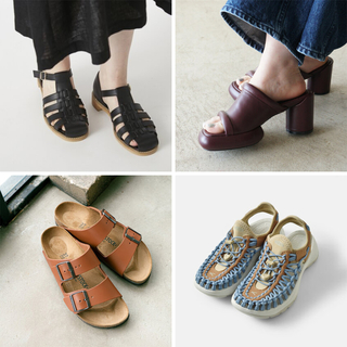 【きれいめvsカジュアル】夏前にゲットしたい注目サンダル16選