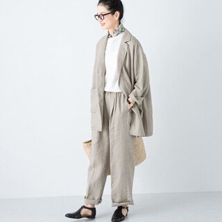 40代のおしゃれ「セットアップ」コーデ｜きれいめもカジュアルも◎
