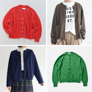 季節の変わり目に使える！秋色カーディガン