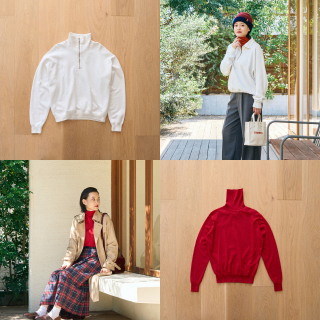 気温差が激しい季節。レイヤードで楽しむ♪秋の着回し-1-