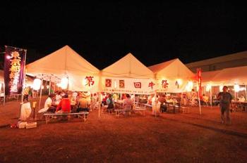 青ヶ島では昔から肉牛の生産もしていて、美味しいお肉を伝統としていくために、毎年8月10日に島の牛の品評会をするようで、その一環としてみんなが楽しめるお祭りをしよう!という始まりで「牛祭り」が伝統行事なりました。