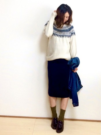 ズーム 分 ペルソナ 求心 柄 ニット コーデ 要求する 矛盾する パドル