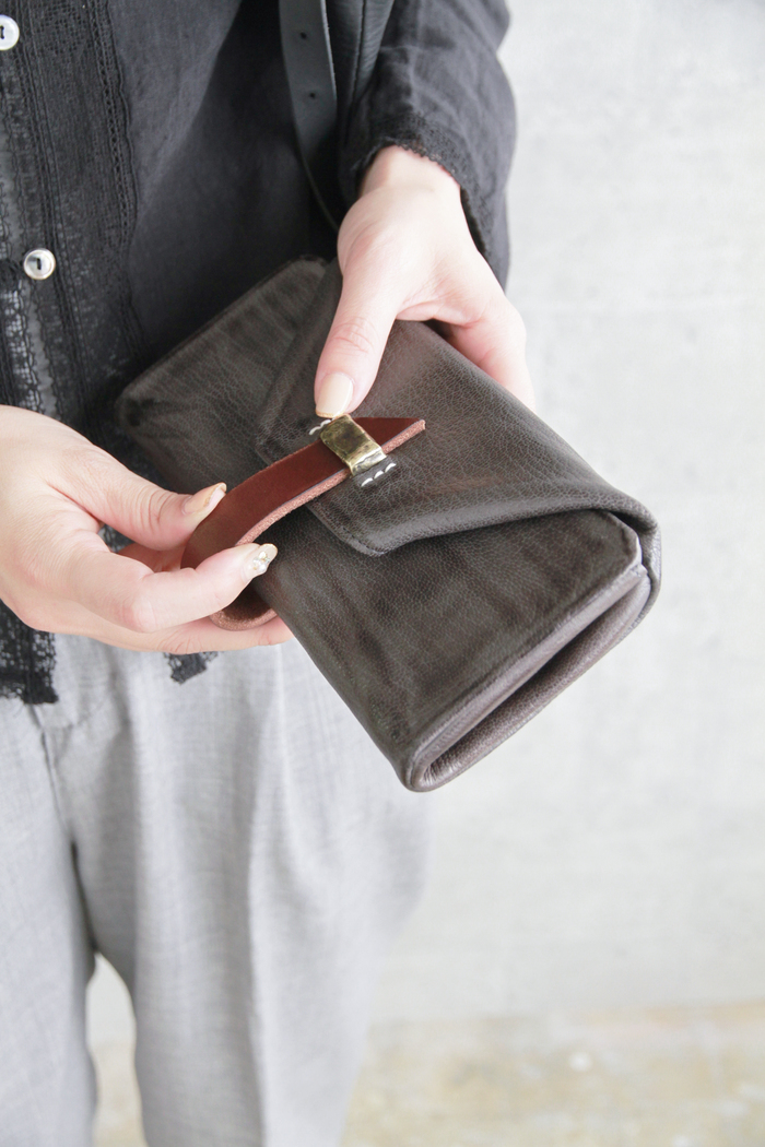 フラボア irose ブラウン レザー 長財布 卸売 通販ファッション - フラボア irose ブラウン レザー 長財布
