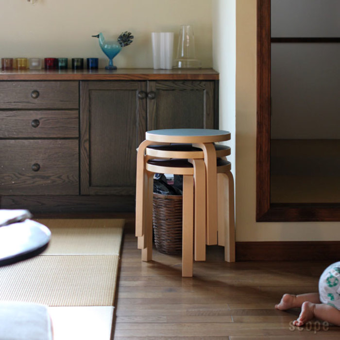 80年以上愛される名品中の名品。「アルテック（artek）」スツール60