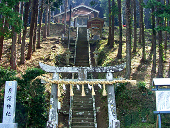 神秘なたたずまいの鳥居の先には急な石段の参道が続きます。木々に隠れるように立つ神社は、日本神道発祥の地として多くの観光客が参拝しています。「縁結び・恋愛成就」、「子宝・安産」、「厄除・開運」のご利益があるといわれています。