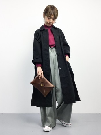 コートの丈感別 しっくり決まるボトムスのベストバランスとは キナリノ