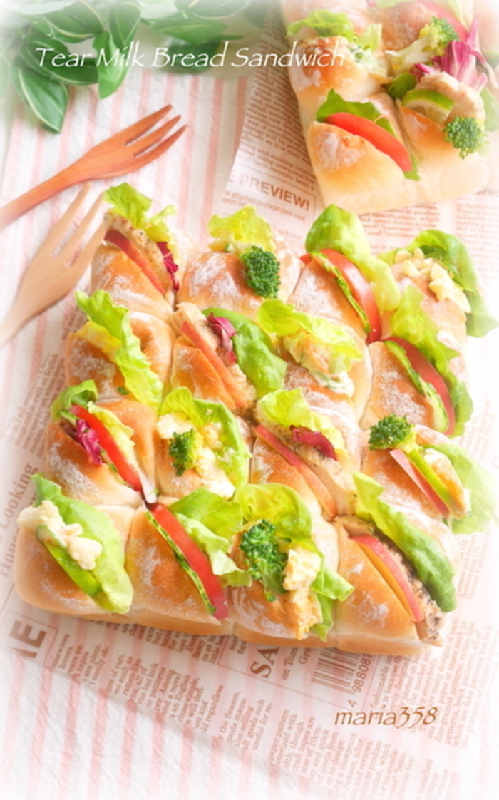 パーティでも大活躍♪ちぎりパン de サンドイッチ＆ますます楽しい 