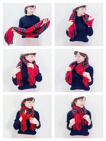 その巻き方どうなってるの 明日から使える 簡単 マフラーの巻き方 コレクション キナリノ