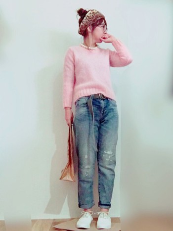 シンプルな冬コーデに A ネックレスを1本プラスしたお洒落なスタイル キナリノ