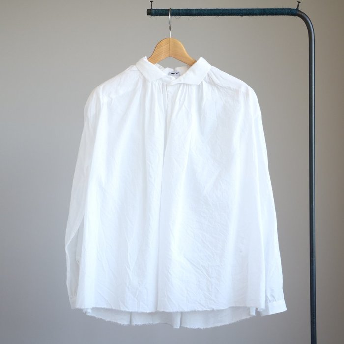 YAECA 白シャツ シンプル 長袖 定番 上質コットン STANDARD - COMFORT SHIRT / WHITE | YAECA (MEN)(ヤエカ