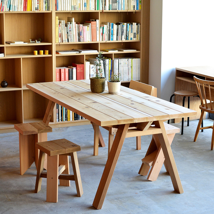 石巻工房 KOBO ST-DESK シンプルモダン木製デスク KOBO TABLE - Maker Pack