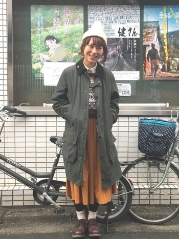男性に人気の Barbour バブアー 実は女の子が着ても可愛いんだよ キナリノ
