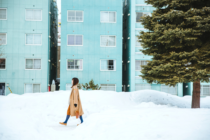 この日、青木さんとは雪が積もる北海道・札幌市内で待ち合わせ。作業場を兼ねるご自宅へお邪魔しました