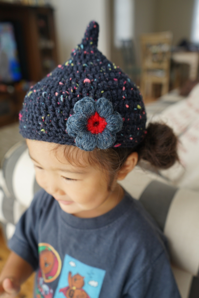 どんぐり とんがり 帽子 キャップ コットン  ハンドメイド オーダーページ̈