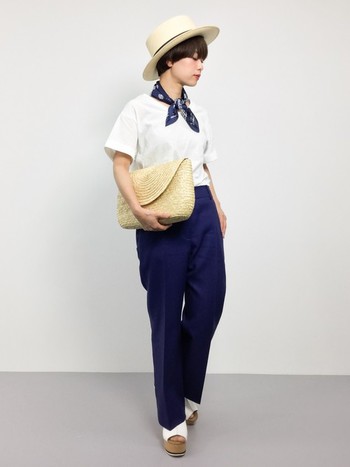 おじパンツ 太めタックパンツのおしゃれなバランス集めました キナリノ