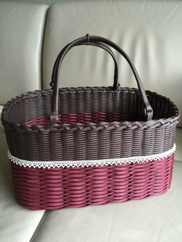 お出かけにも収納にも◎。紙バンドでお気に入りの「かご・バスケット