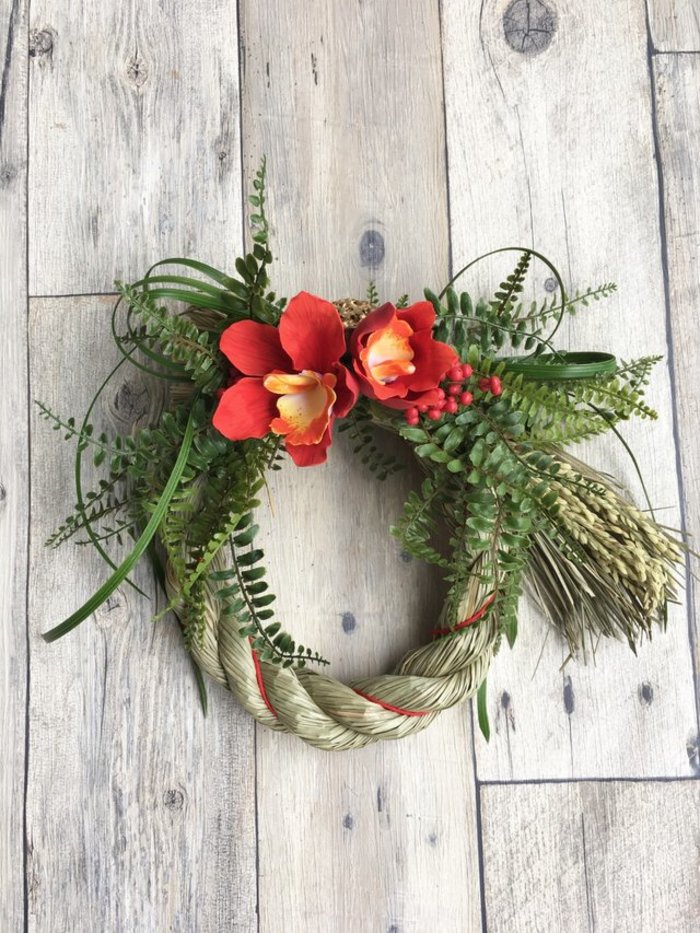 羊毛フェルト ガーランド 壁面飾り クリスマス お正月 リース しめ縄 門松 冬 羊毛フェルト ガーランド 壁面飾り クリスマス お正月 リース