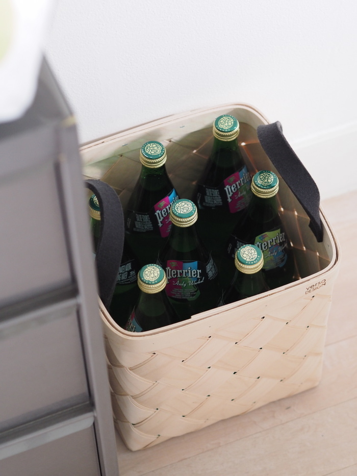 北欧の温かみのある収納。森の工芸品「白樺かご」で優しいお部屋に