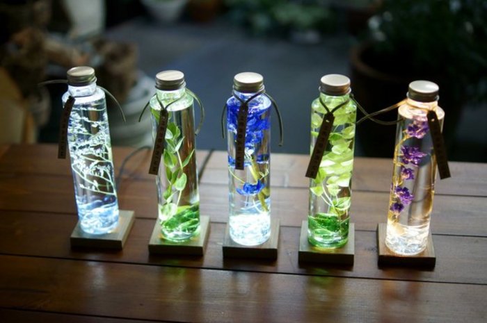 水中でゆらめく美しい草花♪植物標本「ハーバリウム」の癒しの世界[4