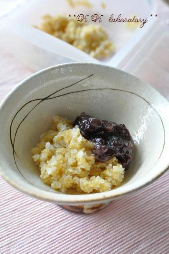 雑穀とお米でつくるナチュラル和菓子