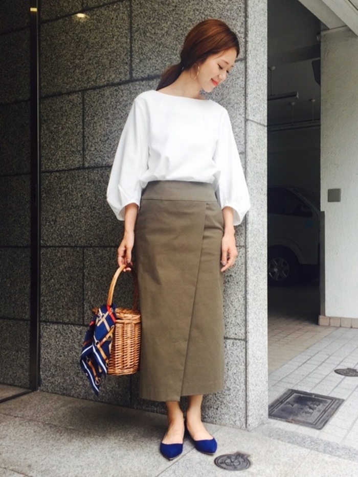 初心者さんでも簡単♪着やすく動きやすい「ラップスカート(巻き  