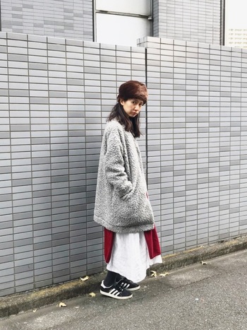 さておき 奨励 廊下 ボアコート ワンピース Kentaja Org