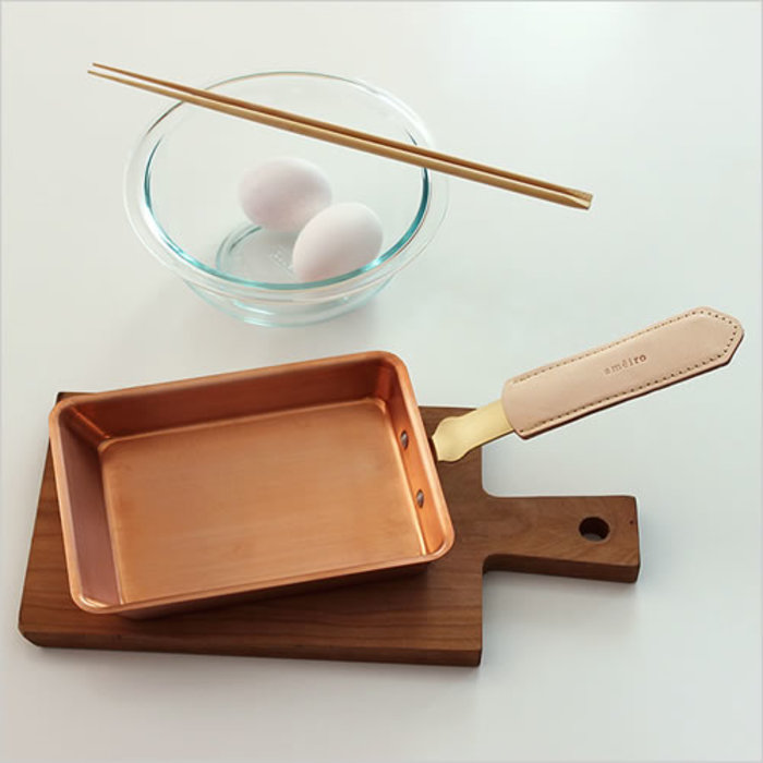 ameiro アメイロ　純銅の玉子焼き器　フライパン ameiro アメイロ 卵焼き フライパン 銅製品 プレゼント TAMAGOYAKI