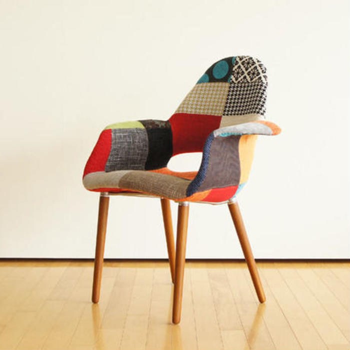 ロッキングアームシェルチェア リプロダクト パッチワーク ロッキング