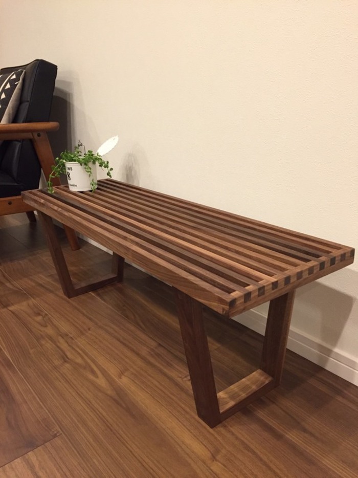 □交渉可能□RETRO男前/ミンディ材・ベンチ