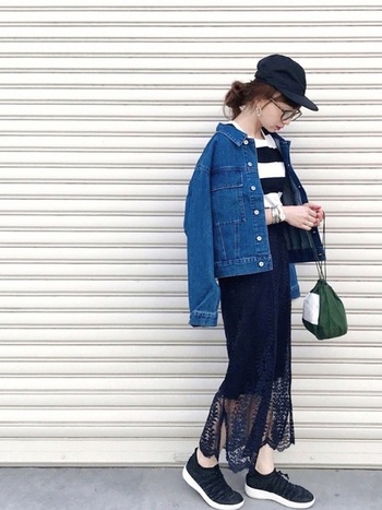 永遠の憧れ チュールとレース を 少しカジュアルダウンして自分らしく着こなすコーデ術 キナリノ