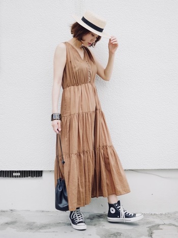 毎日カジュアル派さんに朗報 スニーカーに似合う 大人の夏色ワンピース特集 キナリノ