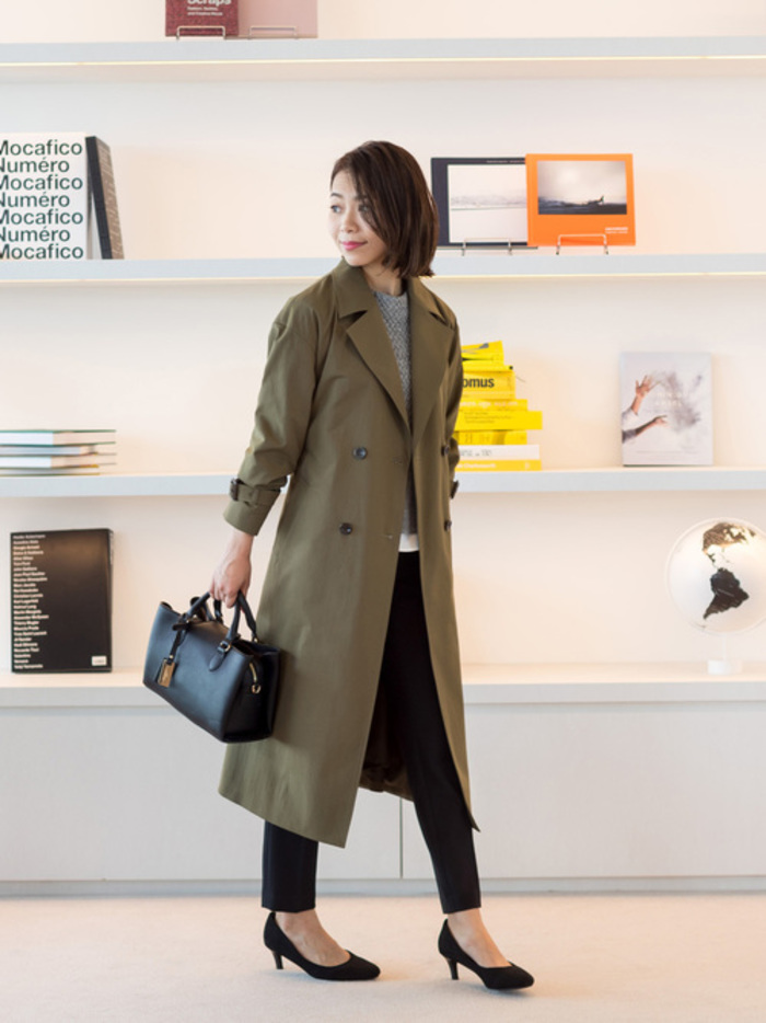 みんなと同じ”が苦手なら。この春着たい「カーキ色トレンチコート  