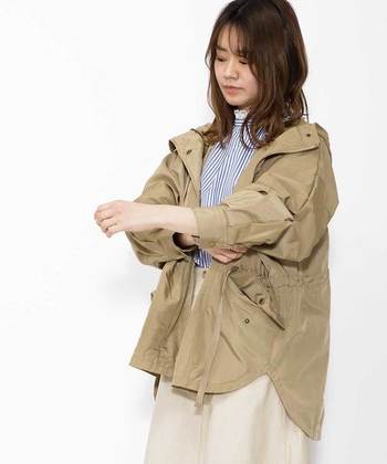 マウンテンパーカー Or ミリタリージャケット でつくる 軽やかカジュアル春コーデ キナリノ