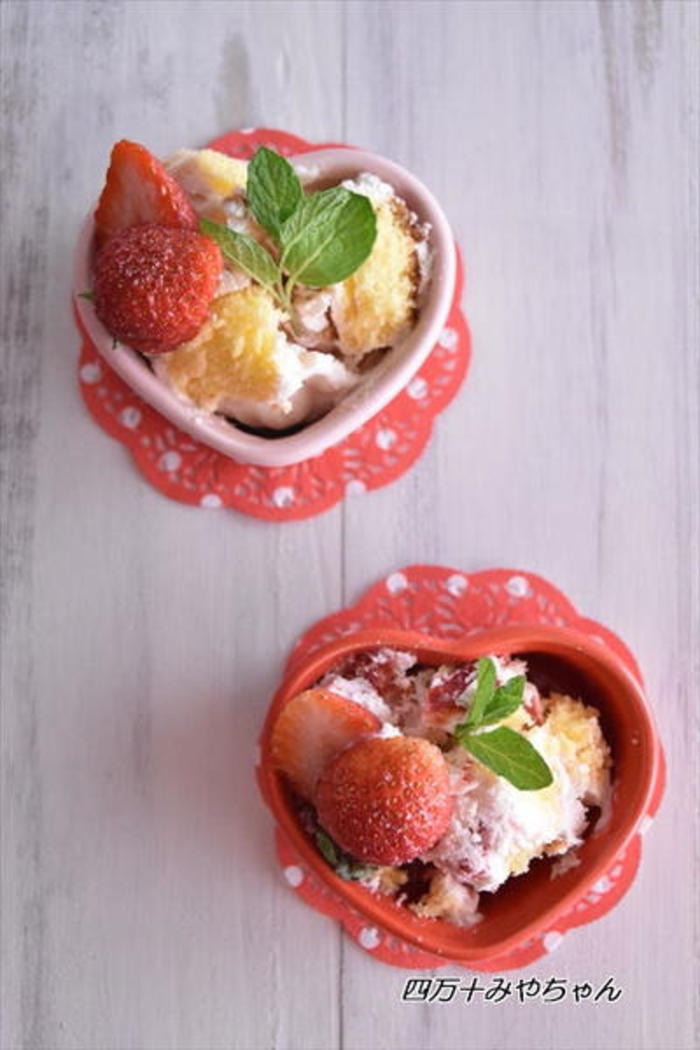 3822】冷たいお菓子 : 手作りアイスクリームからかわいいケーキまで