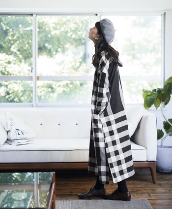 秋コーデの定番 チェック柄 を取り入れた大人ナチュラルな着こなし キナリノ