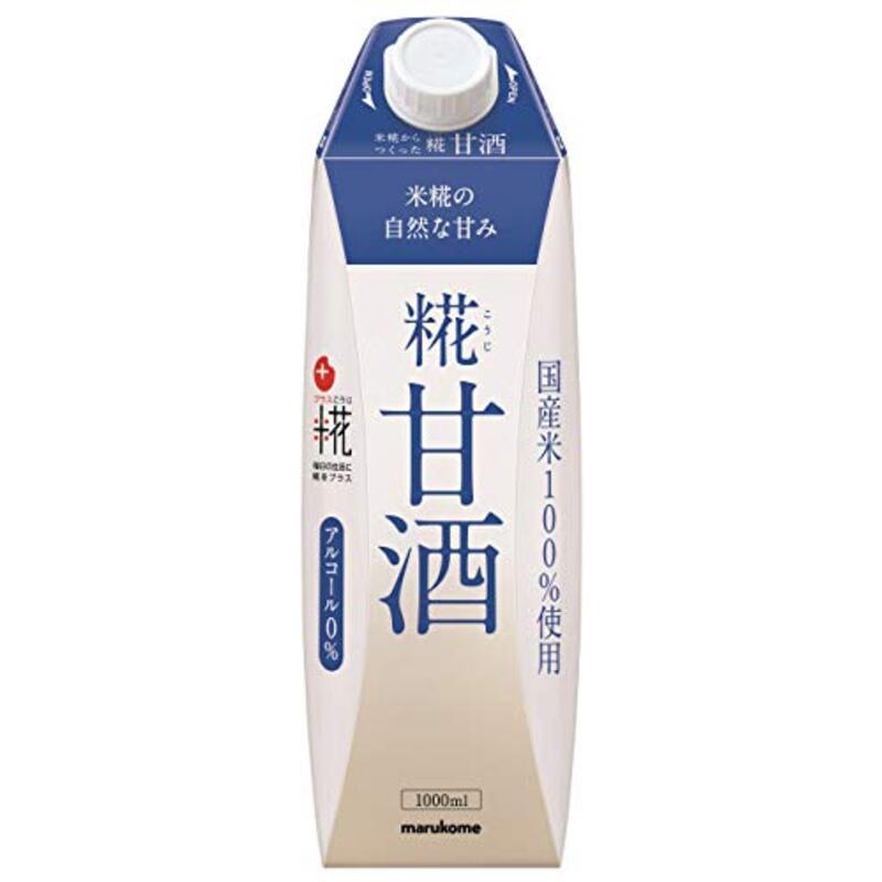 マルコメ プラス糀 米糀からつくった糀甘酒LL 【国産米100%使用】 1000ml×6本