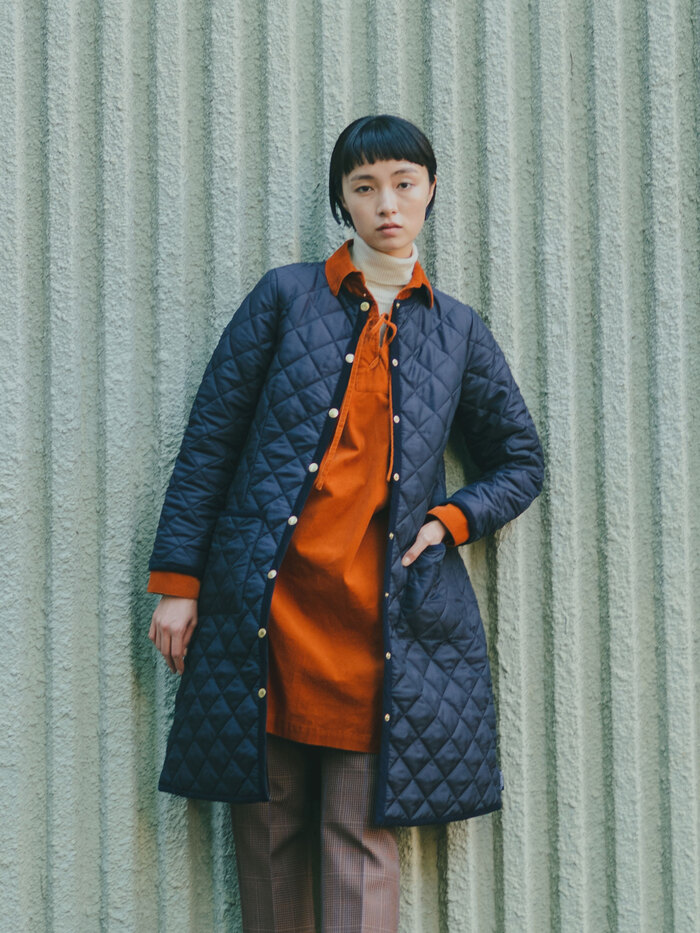 TRADITIONAL WEATHERWEAR 】SLOBE別注 ◇ネイビー ○美品○ アークリー