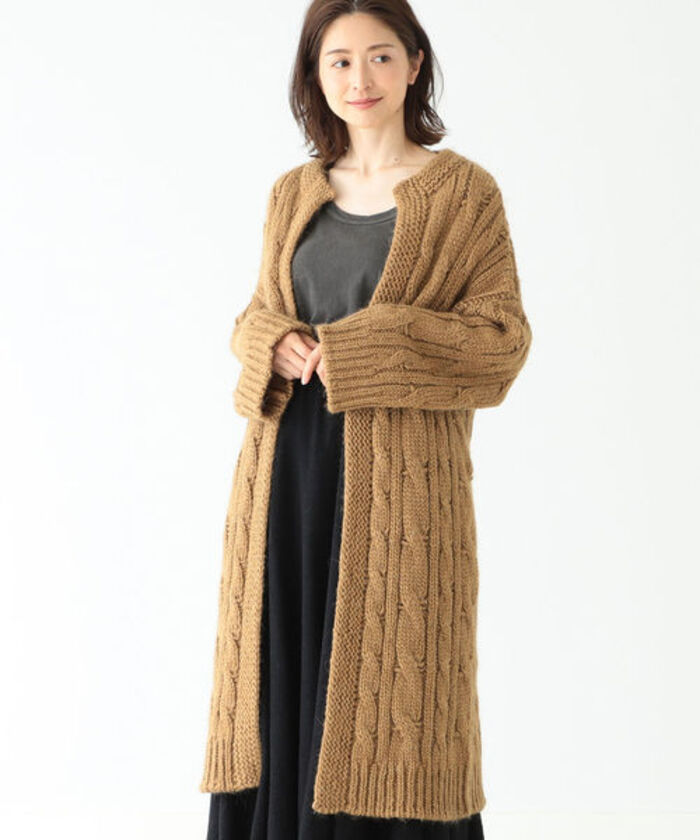 秋冬の晴れた日の相棒に＊ふわっと纏いたい「ロングニットカーディガン