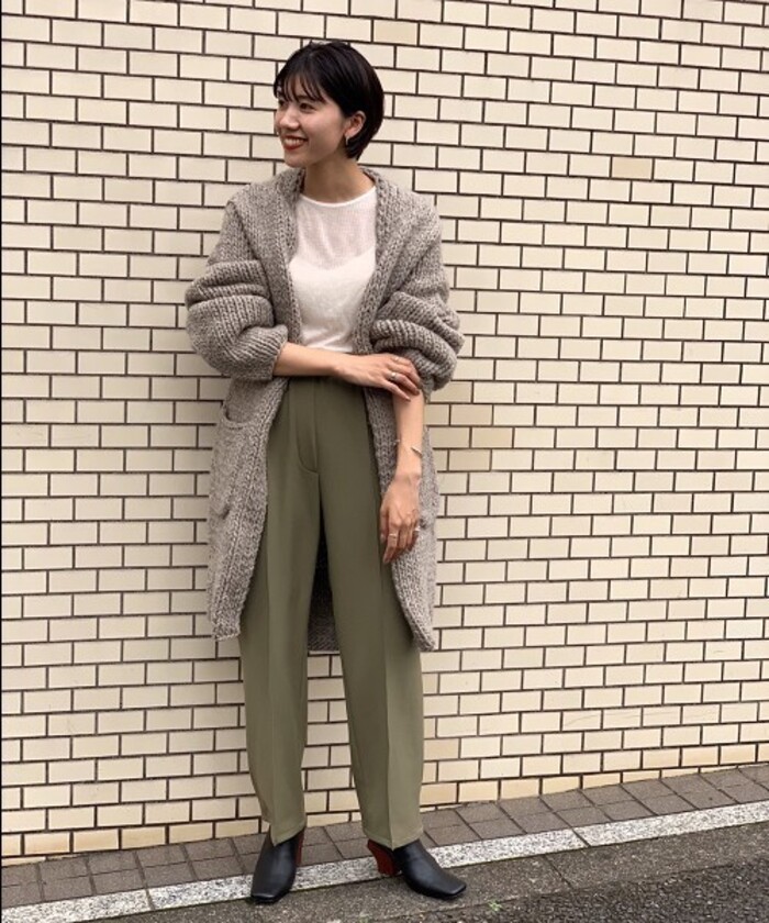 秋冬の晴れた日の相棒に＊ふわっと纏いたい「ロングニットカーディガン