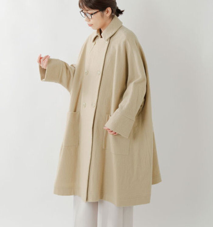 ロングコートとワイドパンツ 丈別】コート×ワイドパンツコーデ56選｜ワイドパンツに合うアウターは