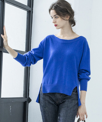 今年はカラーニットが主役 きれい色 を私らしく着こなすニットコーデ帖 キナリノ