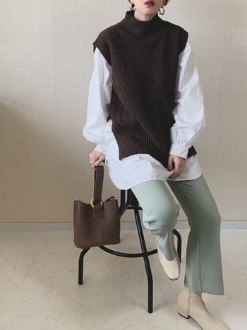 おしゃれさんは重ね着上手 冬のお手本 レイヤードスタイル キナリノ