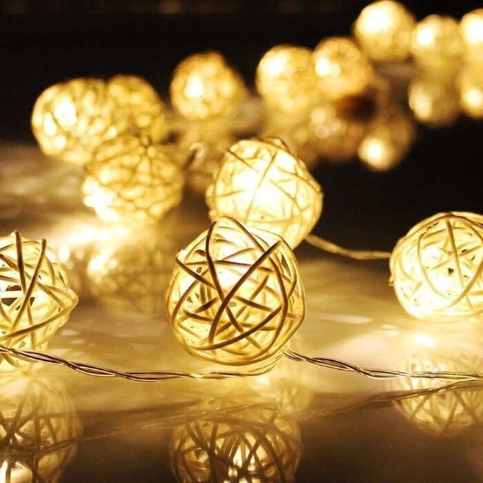 太陽と月陶器ランプシェード ハンドメイド かわいい LED電球セット