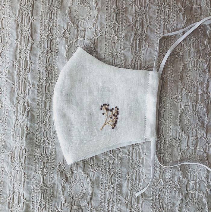 ワンポイント刺繍で私らしく♪｢手作り布マスク」をおしゃれにアレンジ