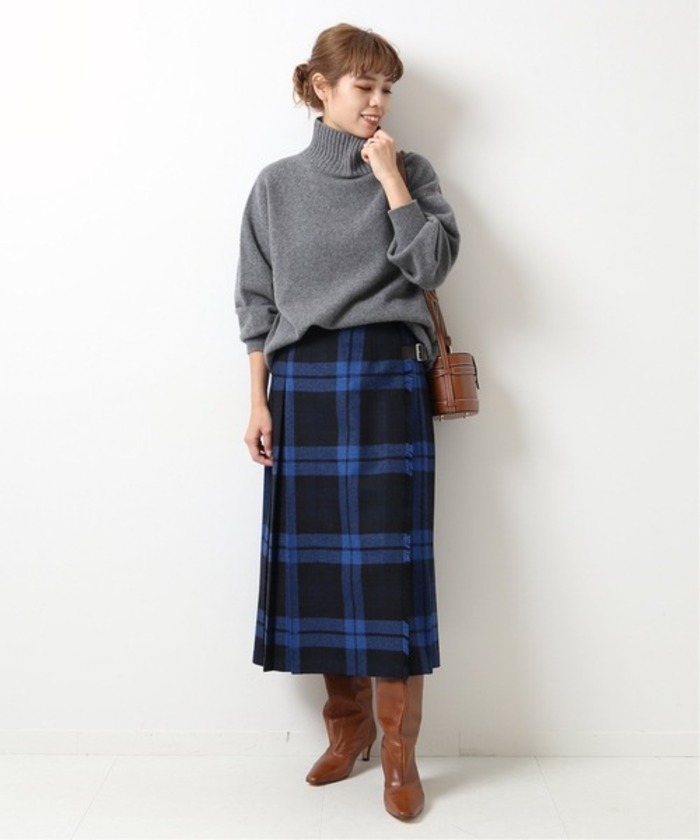 Spick&Span別注 オニールオブダブリン チェックプリーツ ロングスカート Spick&Span別注 オニールオブダブリン チェックプリーツ ロング