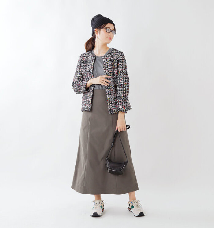 ジェラートピケ☆今期チェック柄ツイードセットアップ☆ （ツイード  