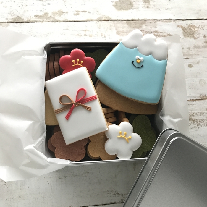 SOLD◇ハンドメイド ポーチ アイシングクッキー ブローチ